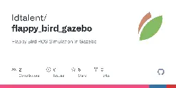 GitHub - ldtalent/flappy_bird_gazebo: Flappy Bird ROS Simulation in Gazebo